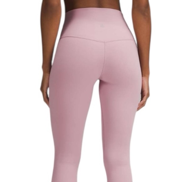 LULULEMON Align High Rise Rose Blush 28" Pant Leggings Size 2 - Picture 10 of 11